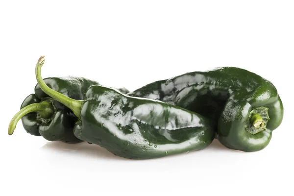 Hela Poblano paprika — Stockfoto