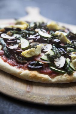 Taze vejetaryen Pizza