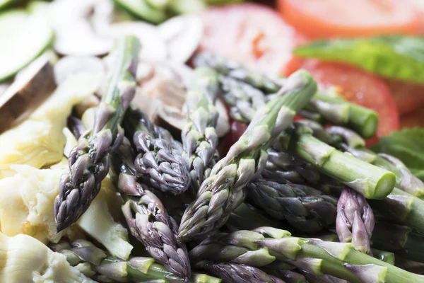 Raw Asparagus Tips — Stock Photo, Image