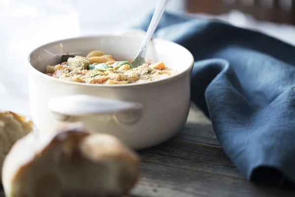 Bowl of Minestrone — Stock Photo, Image