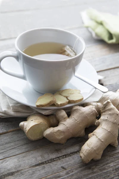 Té de jengibre caliente — Foto de Stock