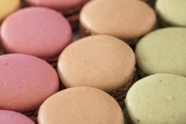 Macaroons yakın çekim