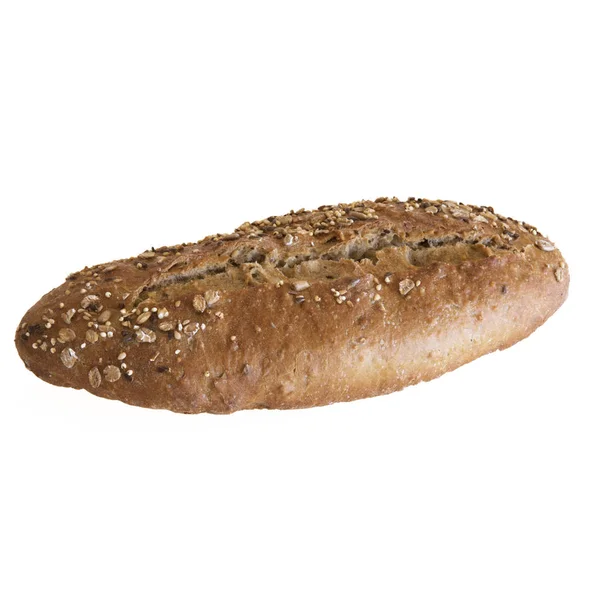 Loaf of Wheat Bread Isolated — Stock Photo, Image