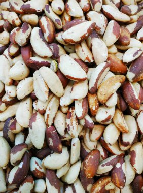 Toplu olarak çiğ fındık arkaplanı