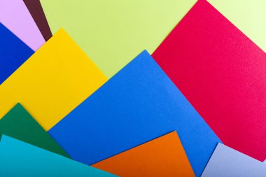 Renkli kağıt doku geometrik kompozisyon.