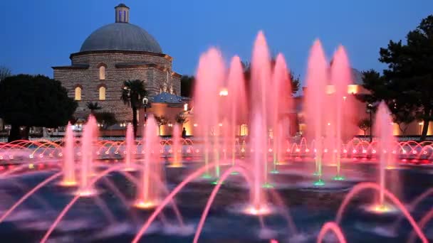 Haseki Hurrem Sultan Hamami and fountain, Estambul, Turquía . — Vídeos de Stock