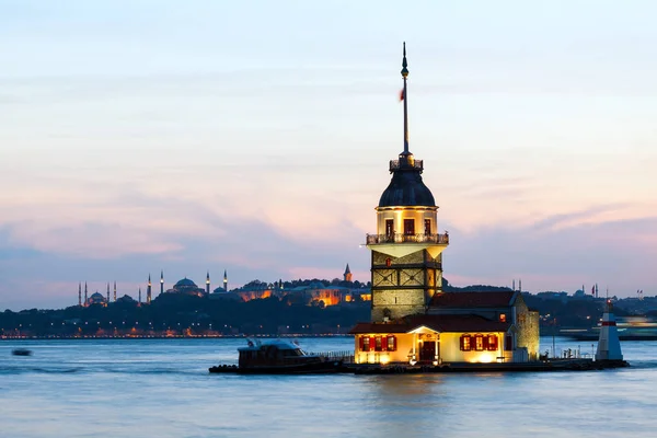 Maidens Tower in istanbul, Turkey.