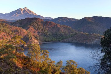 Olympos Dağı, plaj yeşil orman Türk manzara