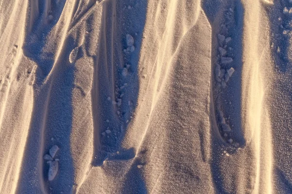 Snöiga vädret. Det tappade en massa snö. Bakgrund och textur  . — Stockfoto