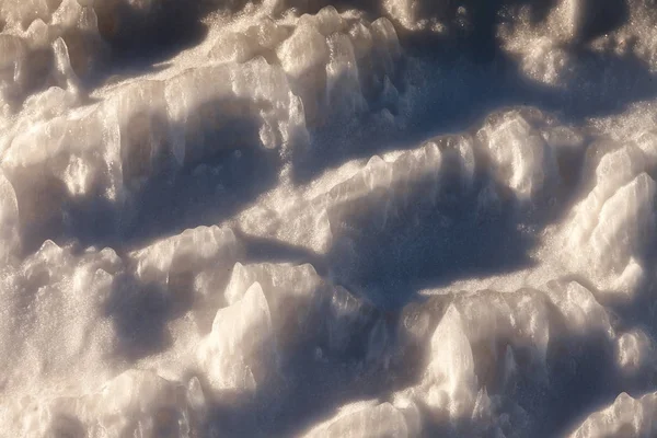 Background and texture of snow. — Stock Photo, Image