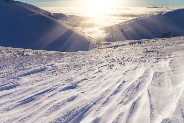 Winter Carpathians landscape, Europe mountains, wonderful world. — Stock Photo, Image