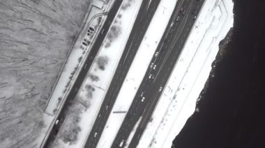 hava atış şehir sokaklarda trafik