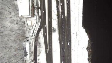 hava atış şehir sokaklarda trafik