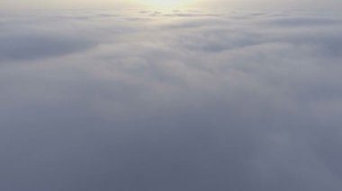 Uçak Uçak görüntüleri hava kabarık cennet görünümünden güzel bulutlar