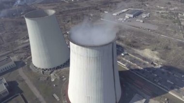 Santral havadan görünümü.