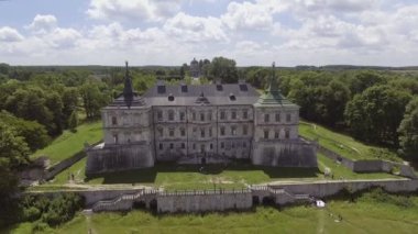 Lviv bölgesi, Ukrayna Pidhorodetsky Kalesi'nin havadan görünümü