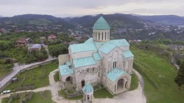 Bagrati Katedrali Kutaisi Merkezi, Georgia havadan görünümü