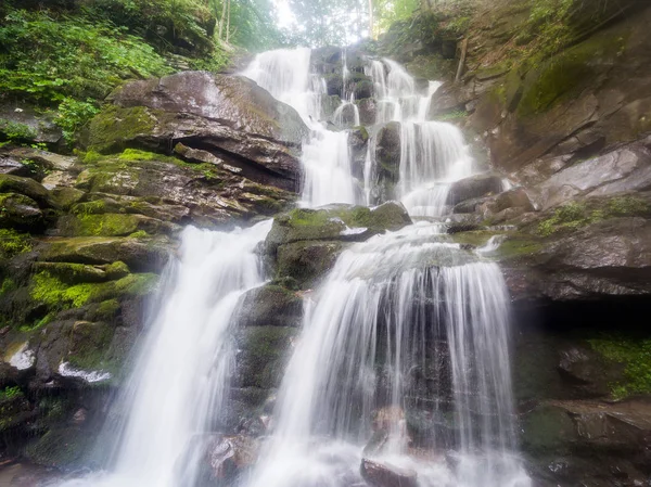 Beautiful place Shipot waterfall in the Carpathians, Ukraine.