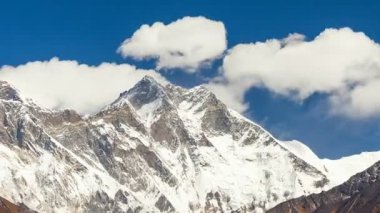 Timelapse Everest Dağı zirve, Himalayalar
