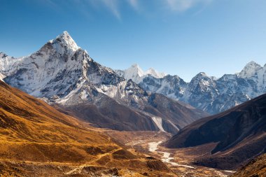 Ama Dablam Everest bölgesi, Himalaya, Nepal