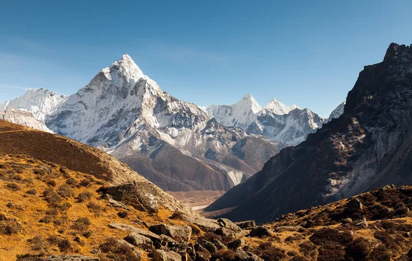 Ama Dablam Everest bölgesi, Himalaya, Nepal