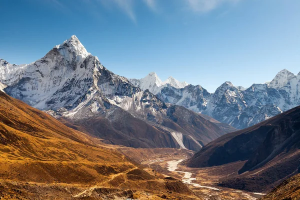 Ama Dablam Everest bölgesi, Himalaya, Nepal