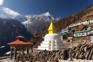 Namche çarşı, Everest trek, Himalaya, Nepal