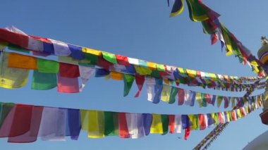 Nepal Katmandu vadisinde Boudhanath Stupa