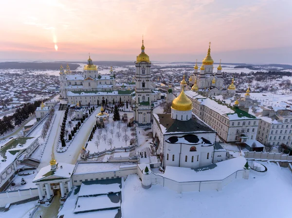 De kerk van Lavra in Pochaev, Oekraïne — Stockfoto