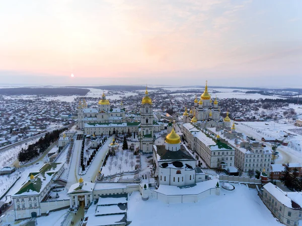 乌克兰Pochaev的Lavra教堂 免版税图库照片