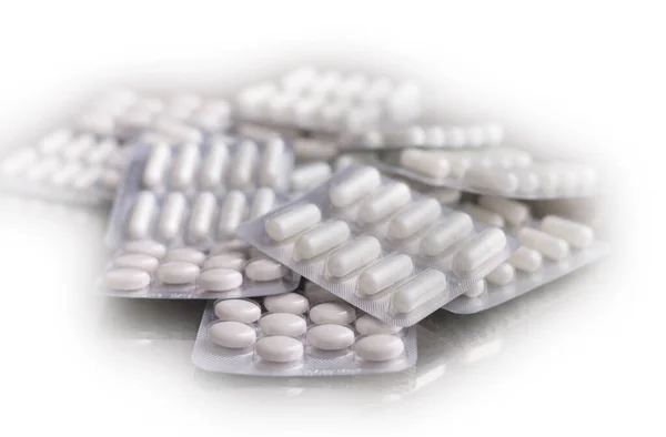 Medicamento tabletas píldoras antibióticas — Foto de Stock