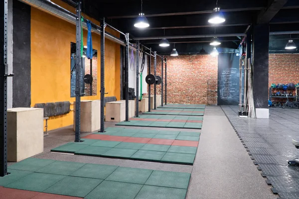 Interior of a fitness gym — Stock Photo, Image