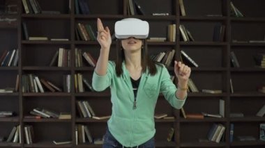 sanal ekran saygısız vr kulaklık kadında