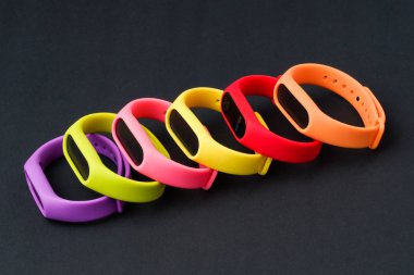 Renkli fitness grup kümesi