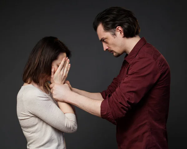 Våld i familjen — Stockfoto