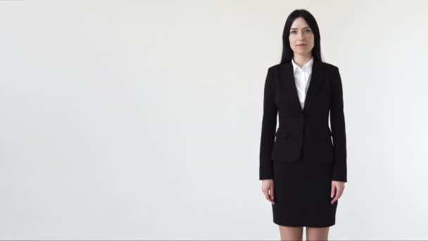 Mujer de negocios exitosa — Vídeo de stock