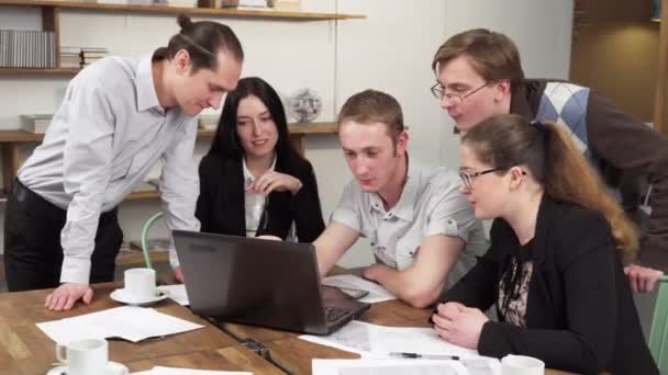 Geschäftstreffen im Büro — Stockvideo