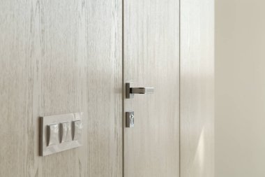 Bir kapı kolu closeup