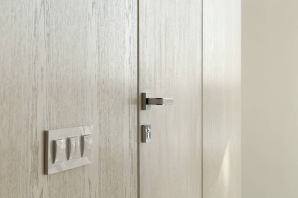 Крупный план дверной ручки
