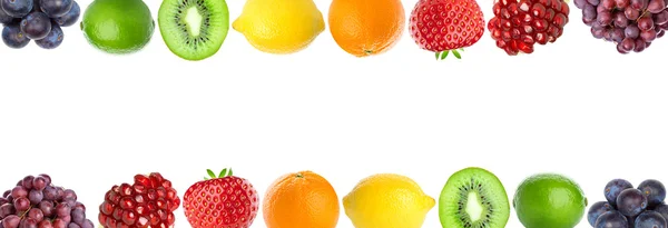 Fruits on white — Stock Photo, Image