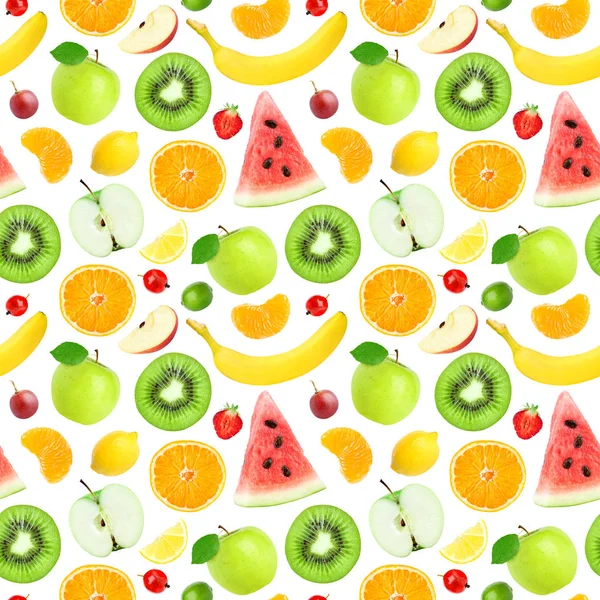 Fruits seamless pattern — Stock Photo, Image