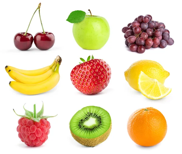 Fruits on white — Stock Photo, Image