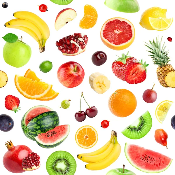 Fruits seamless pattern — Stock Photo, Image