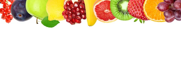 Frutas en blanco —  Fotos de Stock