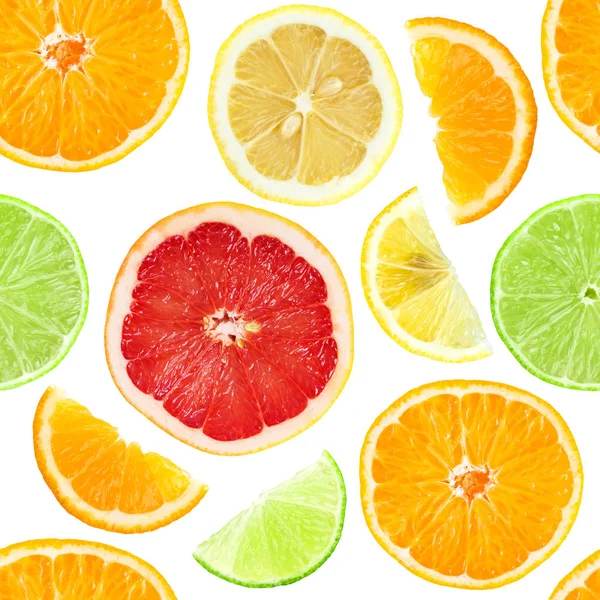 Citrus seamless pattern — Stock Photo, Image