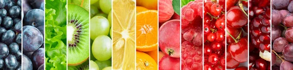 Background of color fresh fruits — Stock Photo, Image