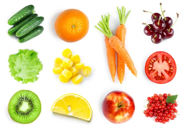 Сбор фруктов и овощей — стоковое фото