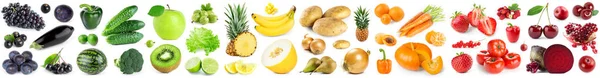 Collection of fruits and vegetables — Stock Photo, Image