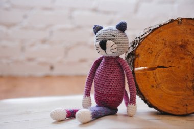 Amigurumi oyuncak. Kedi