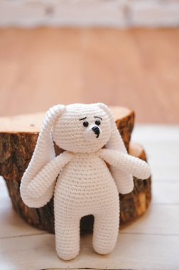 Amigurumi oyuncak. Tavşan